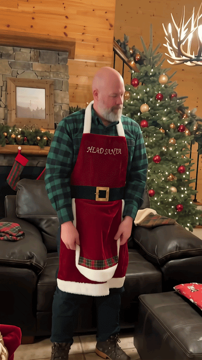 Head Santa Apron