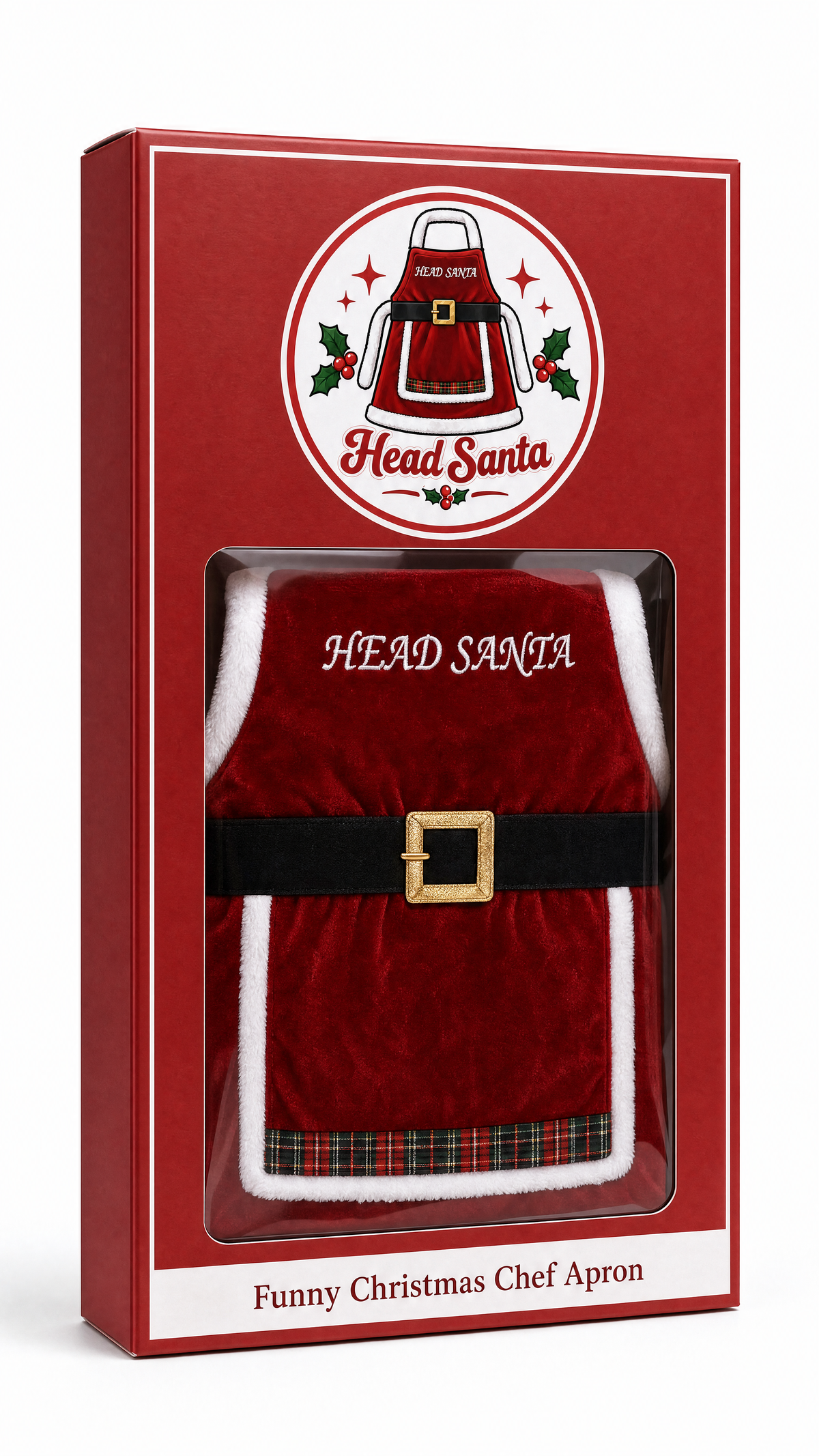 Head Santa Apron