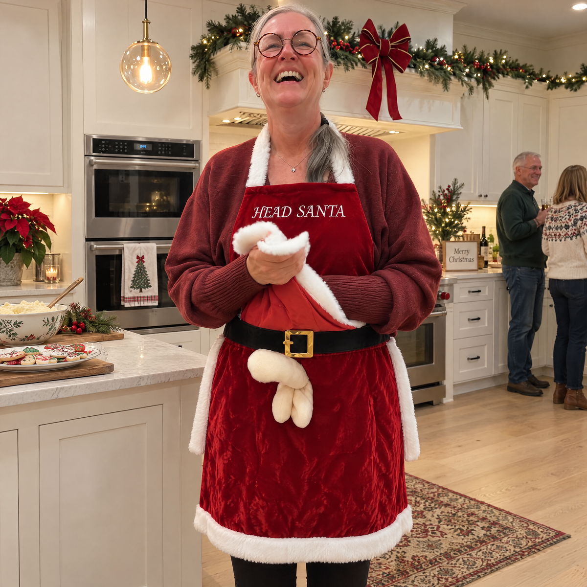 Head Santa Apron